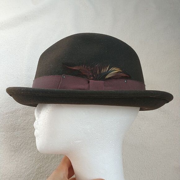 Bailey Of Hollywood Brown Fedora Hat - Picture 2 of 9